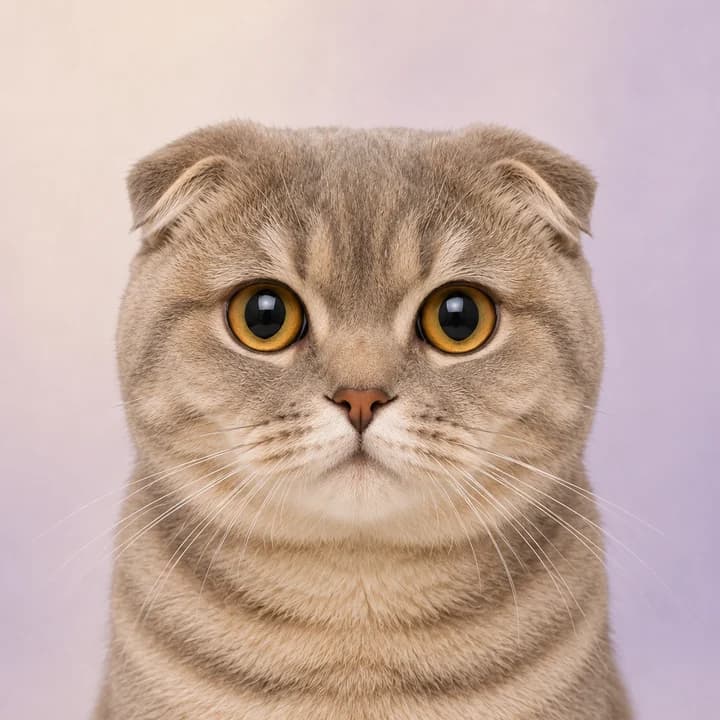 Scottish-Fold-Katze liegt entspannt auf einer Fensterbank in einer hellen Wohnung
